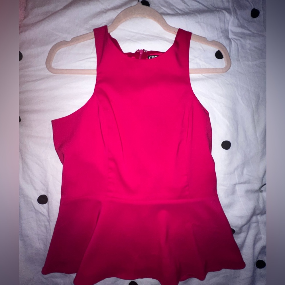 EXPRESS PINK OFFICE BLOUSE - Size Small